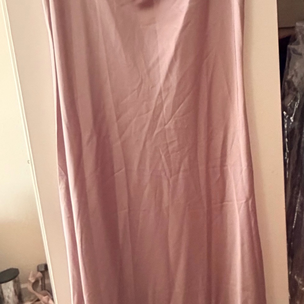 All Saints Soft Pink Midi Dress